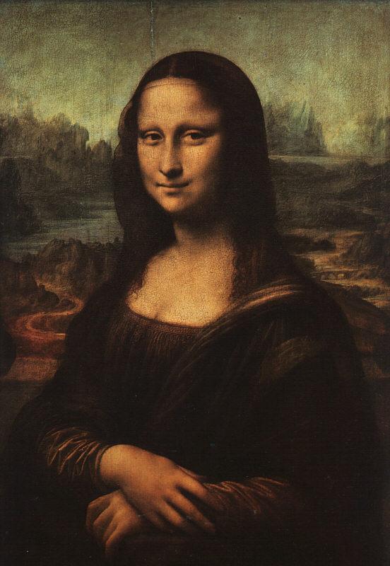  Leonardo  Da Vinci La Gioconda (The Mona Lisa) Sweden oil painting art
